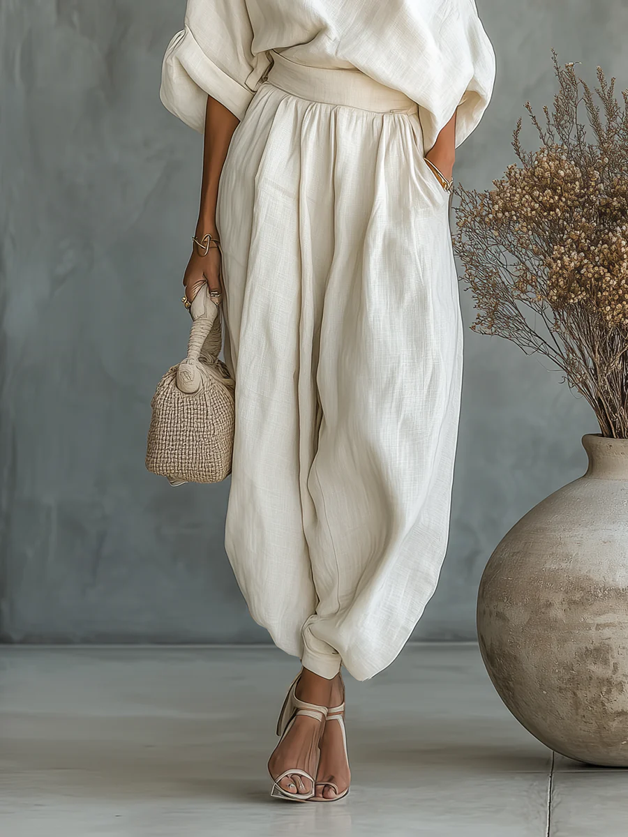 Penélope · Conjunto Top y Pantalón Tapered