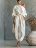 Penélope · Conjunto Top y Pantalón Tapered