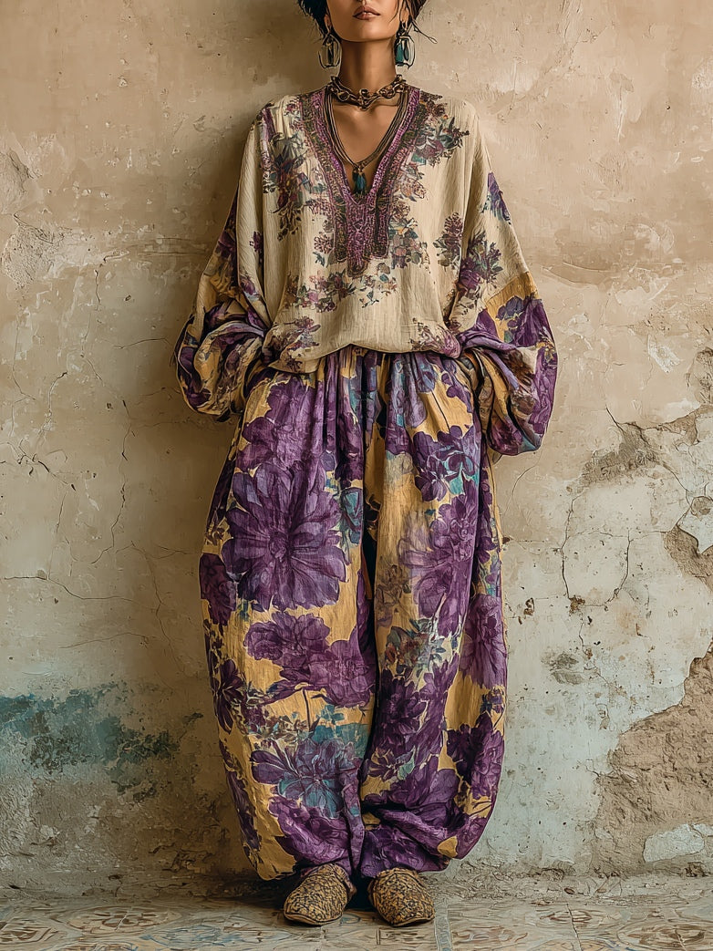 Isabella · Conjunto Bohemio Estampado Floral