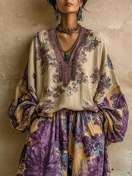Isabella · Conjunto Bohemio Estampado Floral