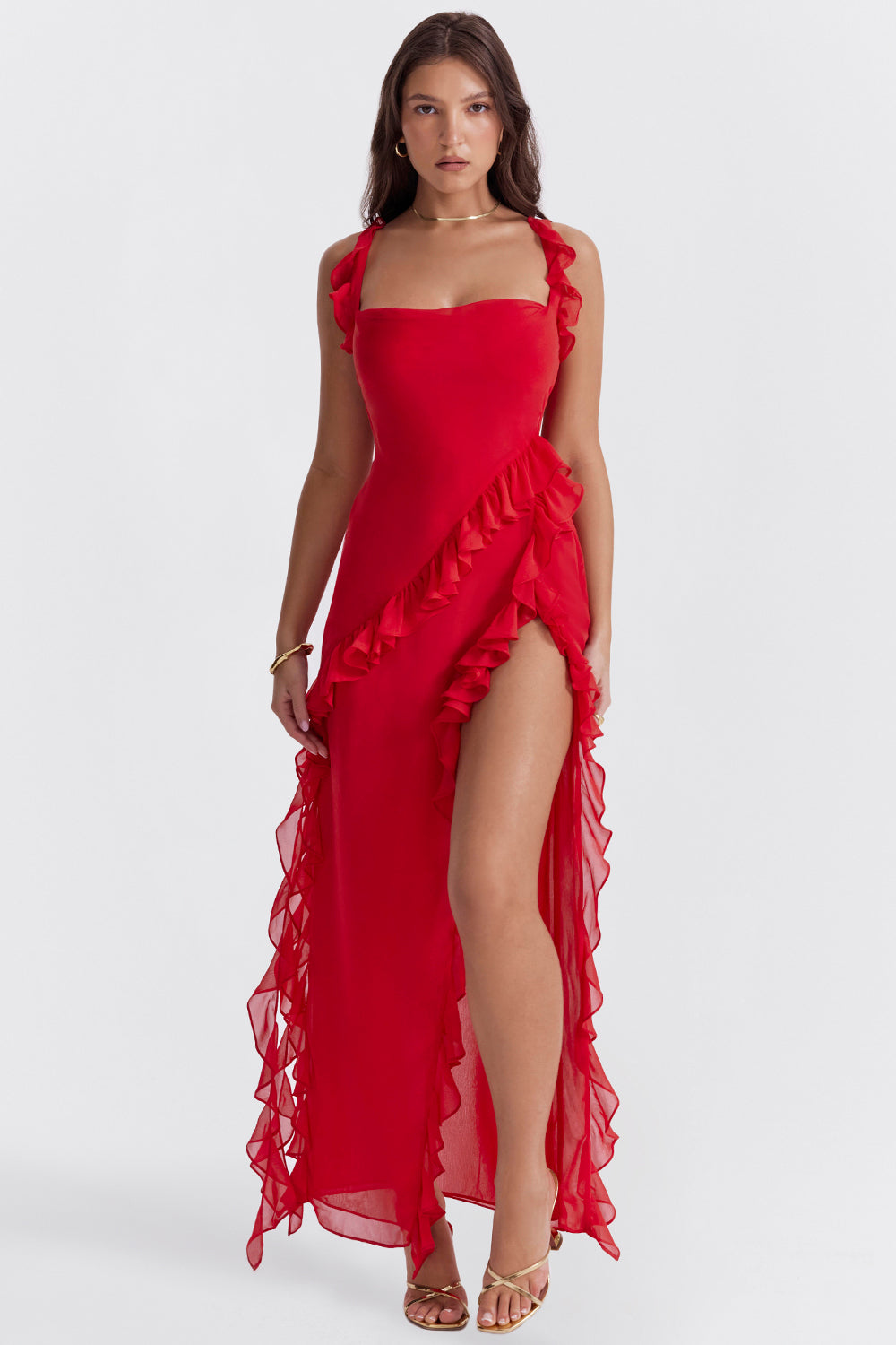 Luz · Vestido con volantes