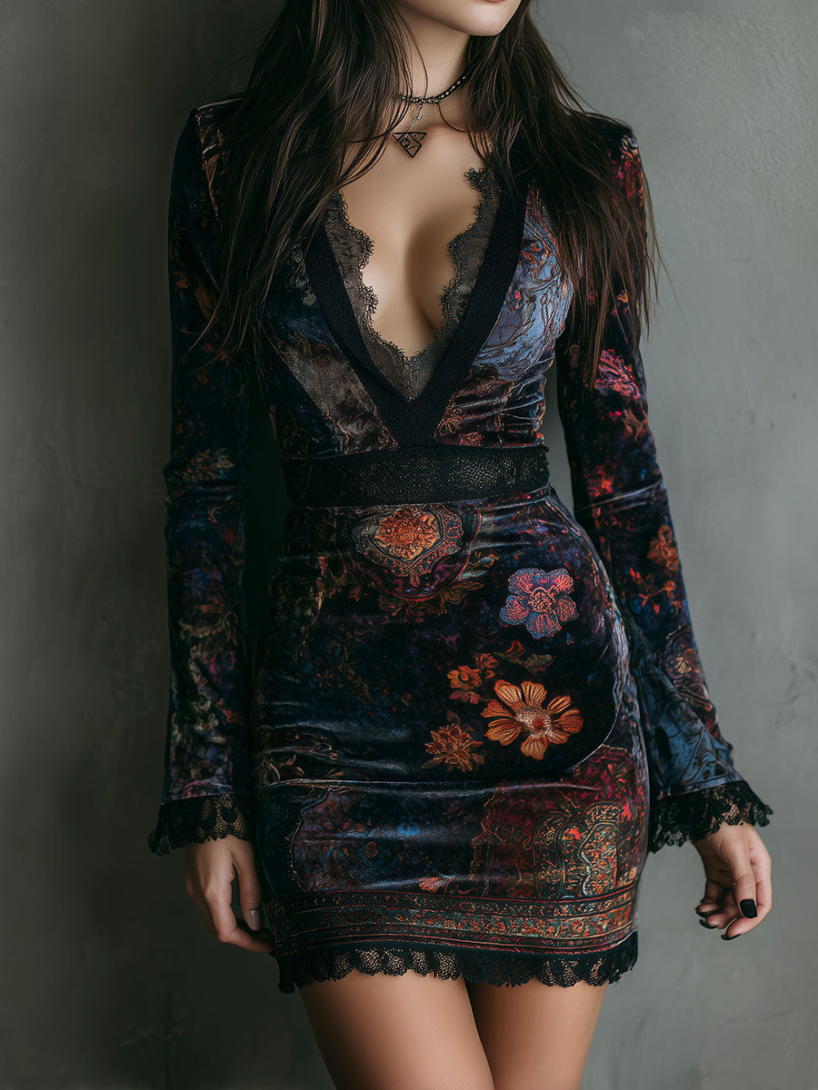 Lucía · Vestido mini floral