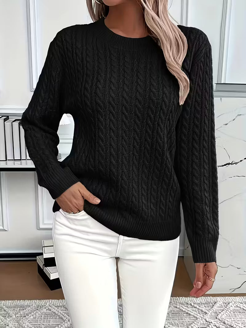 Suéter Minimalista de Punto Suave — Look Limpio