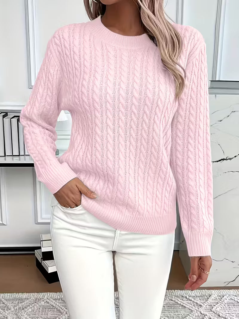 Suéter Minimalista de Punto Suave — Look Limpio