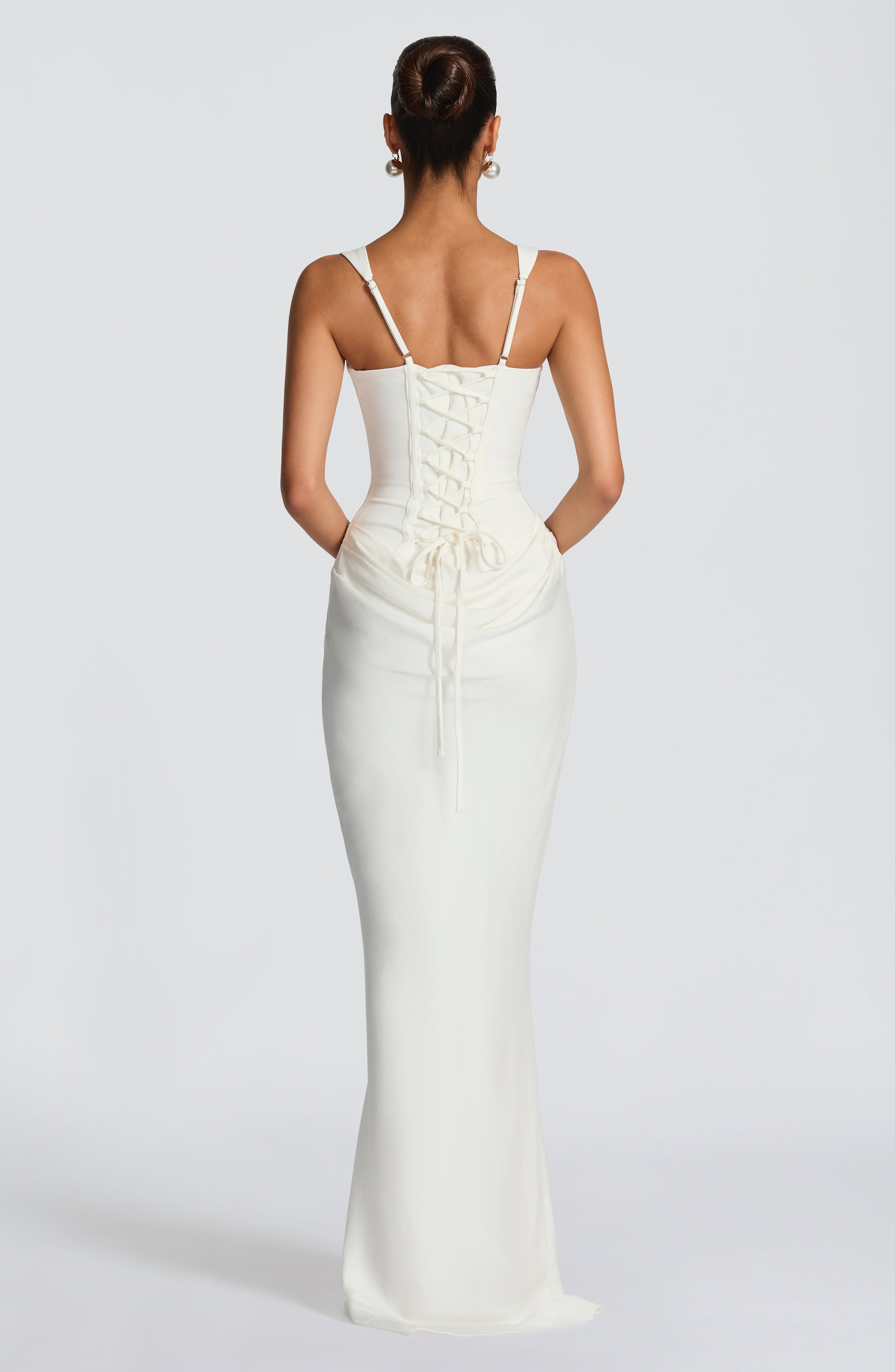 Elisa™ | Vestido premium estructurado con falda satinada