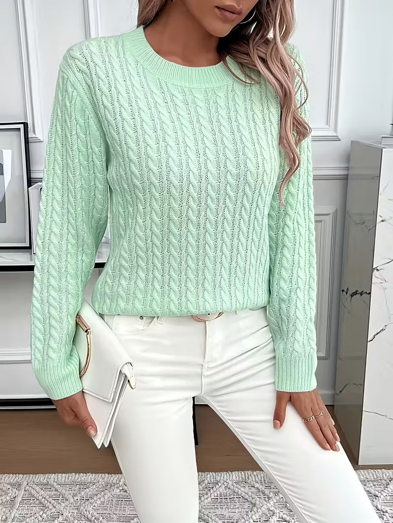 Suéter Minimalista de Punto Suave — Look Limpio