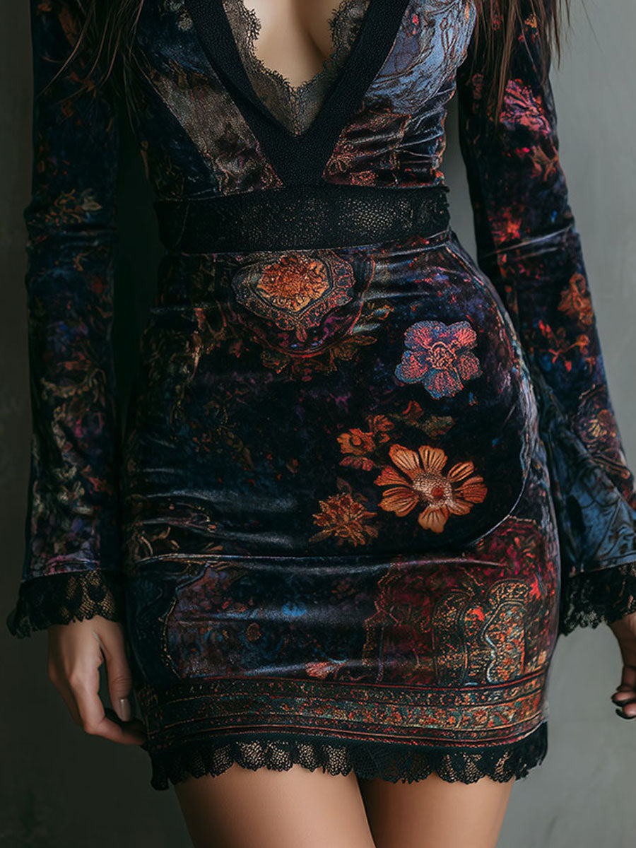 Lucía · Vestido mini floral