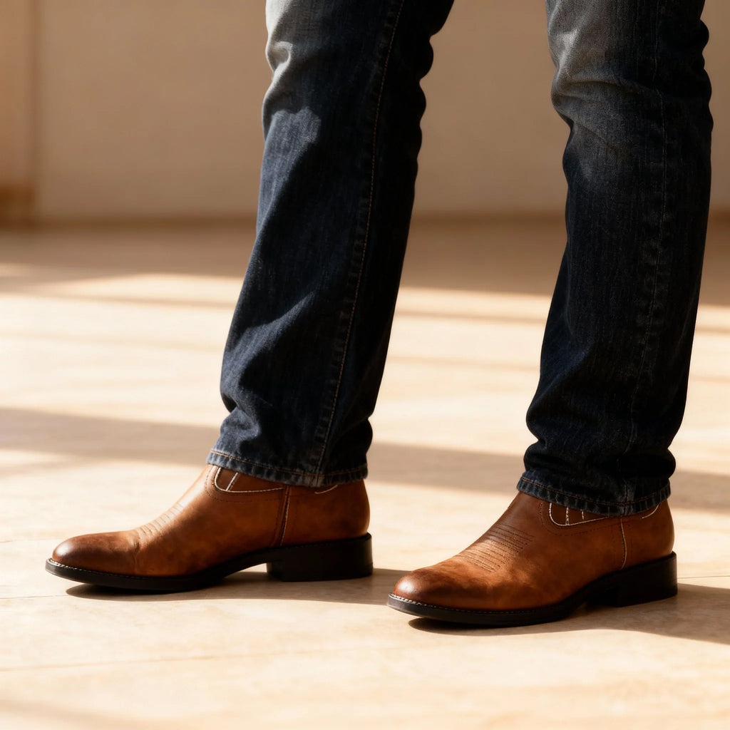 Owen | Botas de vaquero de cuero western para hombres