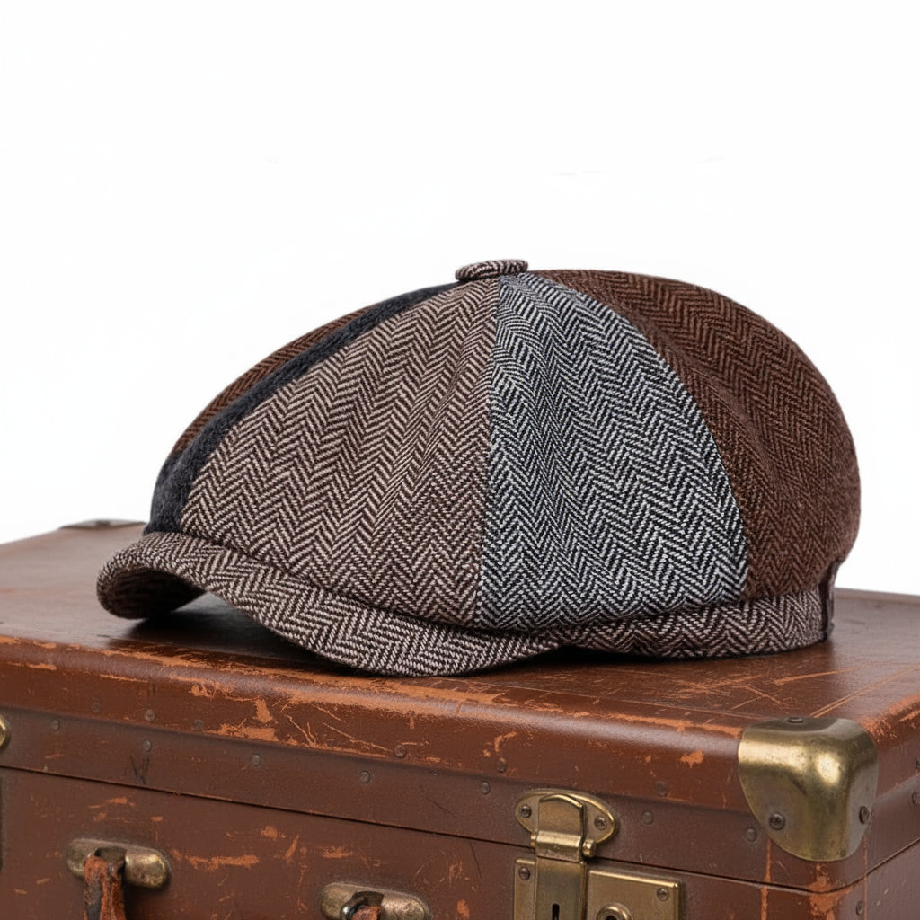 Patchwork Wool Blend Cap | CLEVELAND