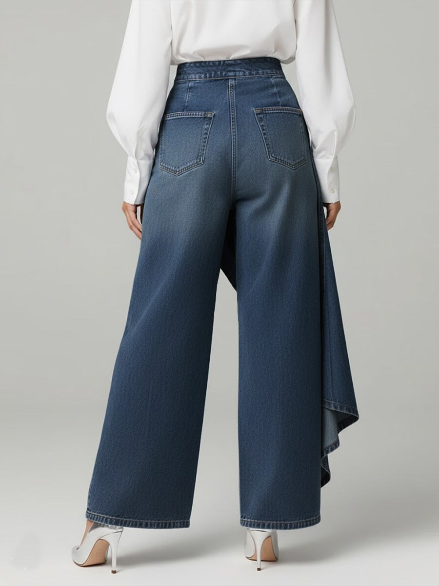 Jeans de pierna ancha para uso diario