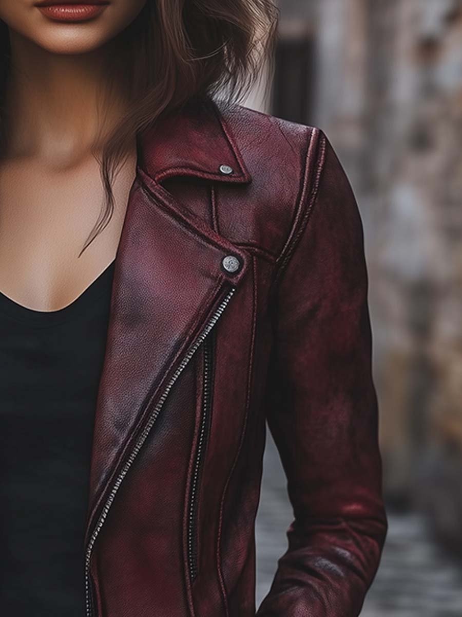 Carmen · Chaqueta Biker con Cremallera