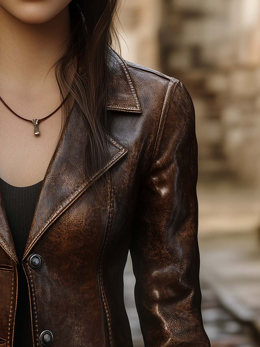 Rocío · Chaqueta Vintage con Bolsillos