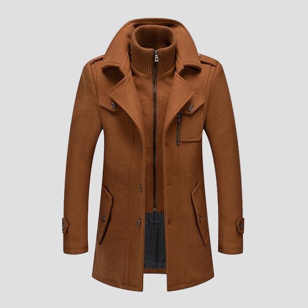 Rhett | Abrigo Retro de Doble Cuello