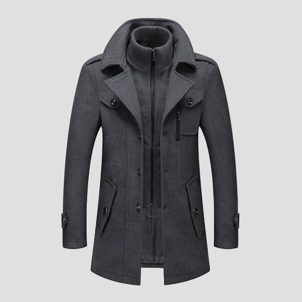 Rhett | Abrigo Retro de Doble Cuello