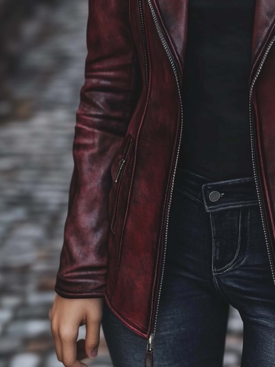 Carmen · Chaqueta Biker con Cremallera