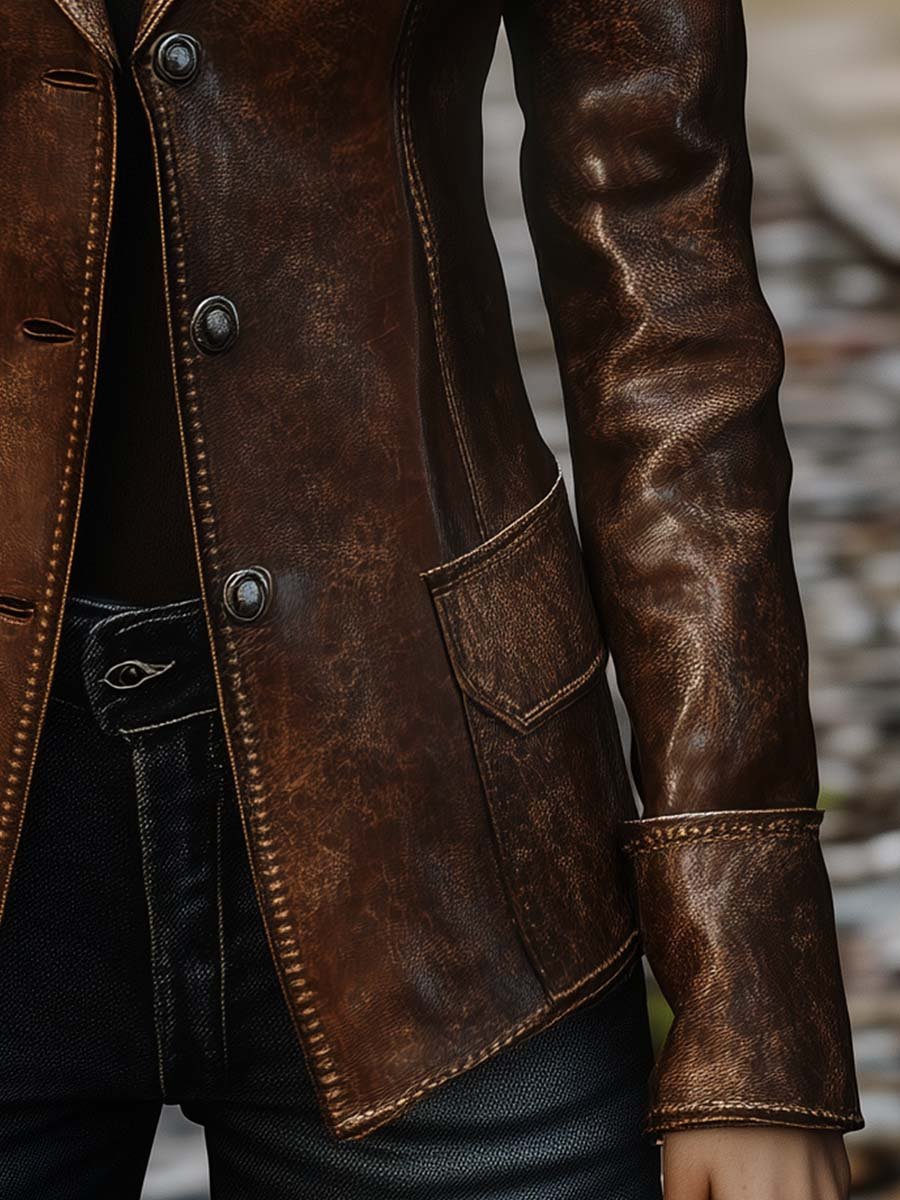 Rocío · Chaqueta Vintage con Bolsillos
