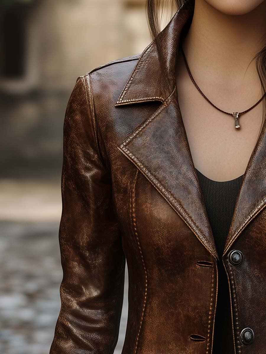 Rocío · Chaqueta Vintage con Bolsillos