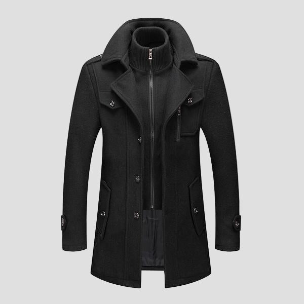 Rhett | Abrigo Retro de Doble Cuello